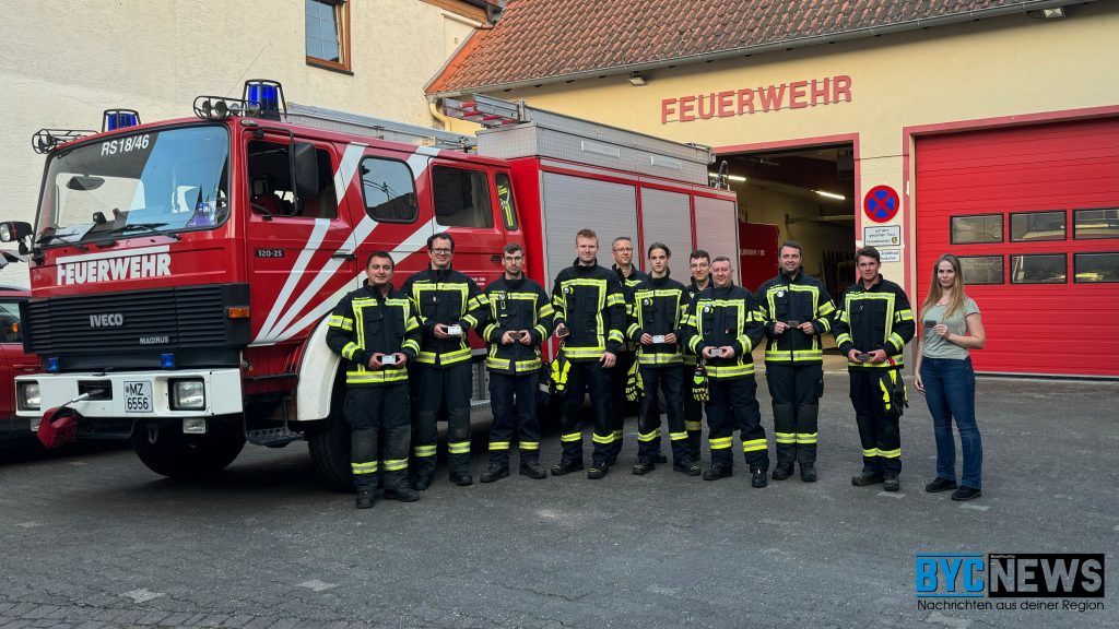 Ehrenamtskarten für die Freiwillige Feuerwehr Undenheim
